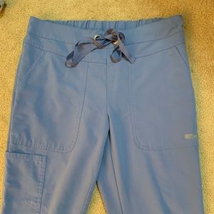 GREYS ANATOMY SCRUB PANTS. Size XS. Ceil Blue.